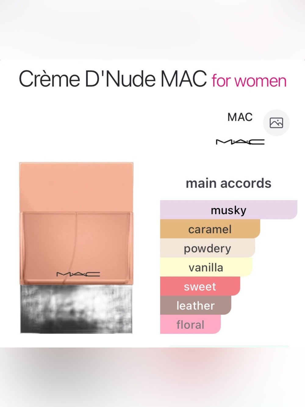 MAC Creme de Nude EDP